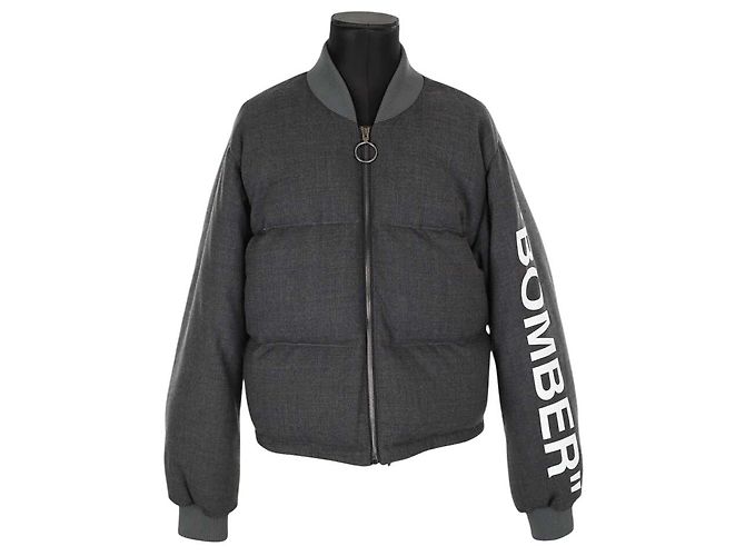 Off White Grey wool jacket