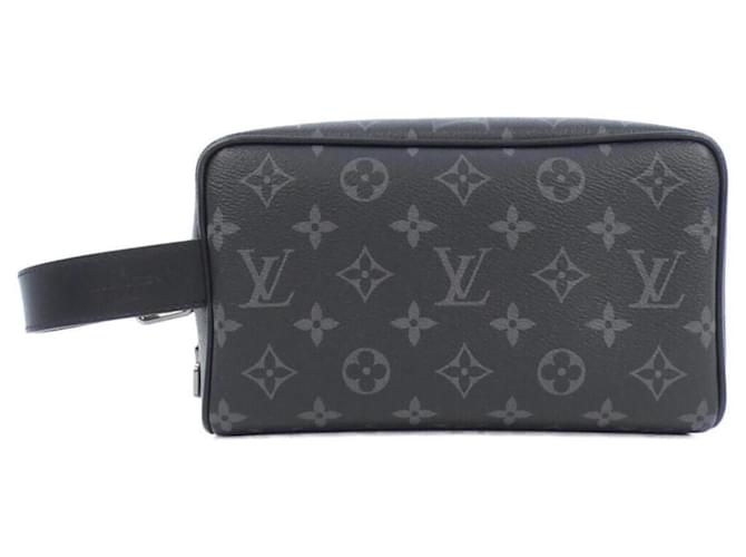 Necessaire Louis Vuitton Monogram Eclipse Locker Preto Monograma Lona  ref.2062109