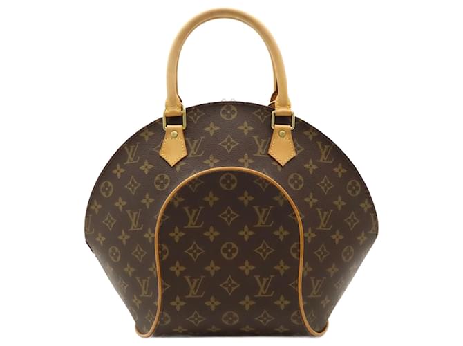 Louis Vuitton Monogram Ellipse MM Handbag Brown Patent leather  ref.2062161
