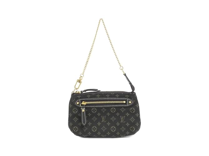 Mini Pochette Acessório Monograma Louis Vuitton Damier ebene Lona  ref.2063870
