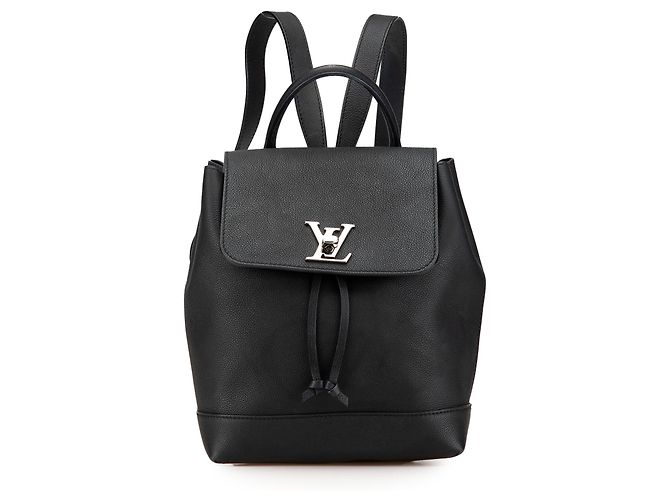 Louis Vuitton Black Taurillon Lockme Backpack
