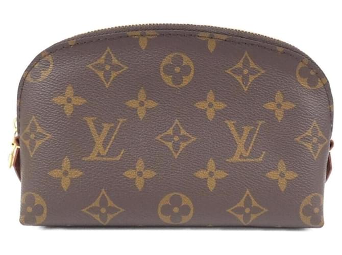 Louis Vuitton Monogram Pochette Cosmetic PM M47515 Pouch Brown Patent leather  ref.2064380