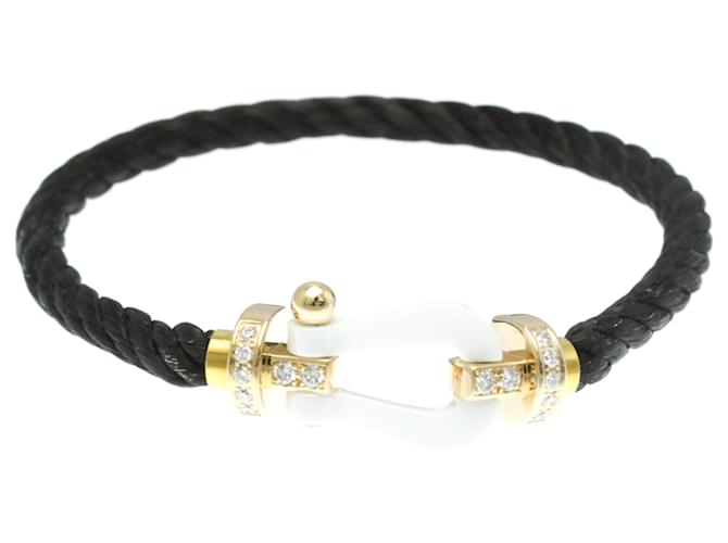 Fred Force 10 LM Bracelet Half Diamond in Pink Gold Golden  ref.2064541