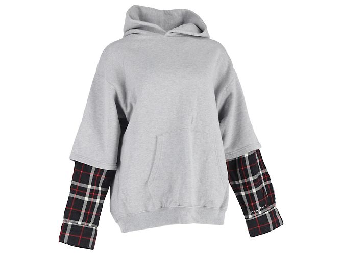 Marni geschichteter Kapuzenpullover aus mehrfarbigem Baumwollmaterial Mehrfarben