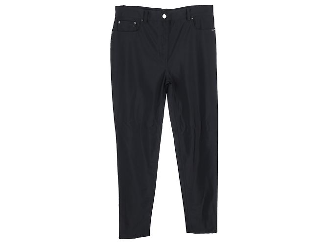 Pantalones rectos Tom Ford en algodón negro