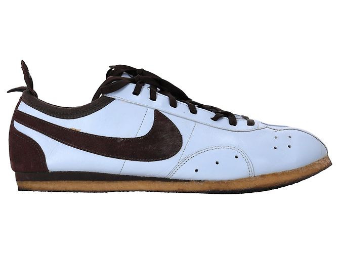 Sneakers Nike Cortez in pelle bianca e camoscio Bianco Crudo