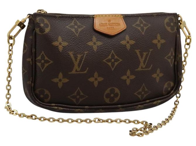 LOUIS VUITTON Monogram Multi Pochette Accessoires Pouch M44840 LV Auth 112974 Monogramma
