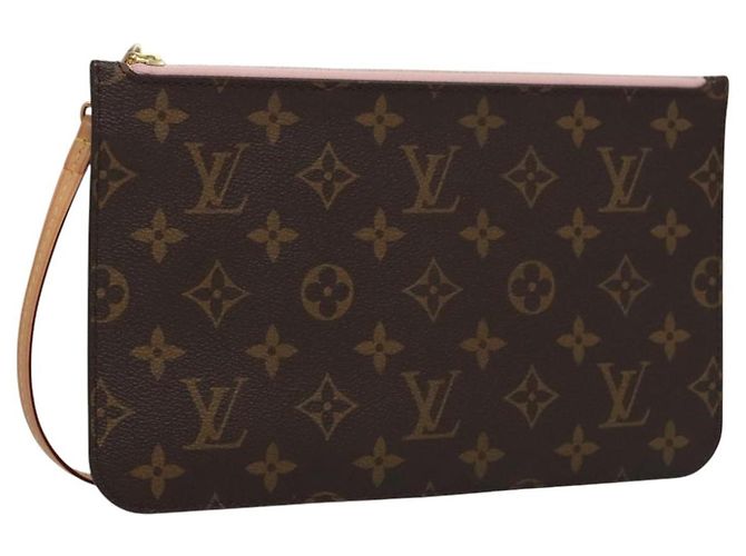 LOUIS VUITTON Monogram Neverfull MM Pouch Accessory Pouch LV Auth 110092