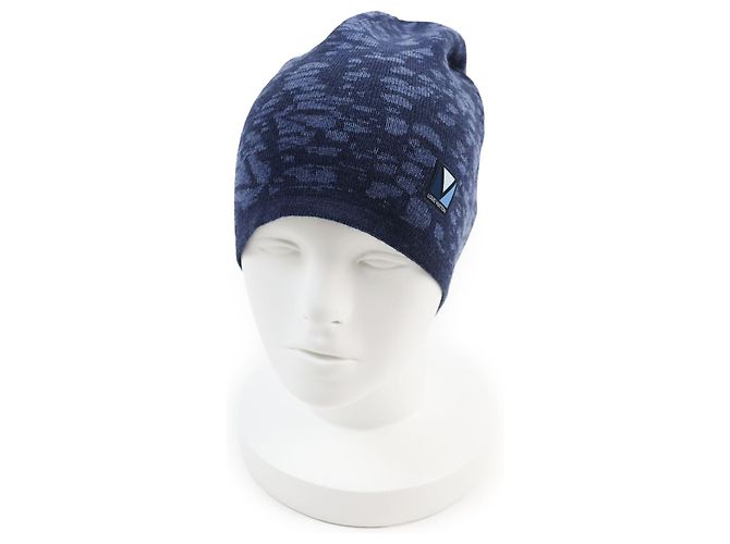 Louis Vuitton Wool Gaston Beanie Hat Blue