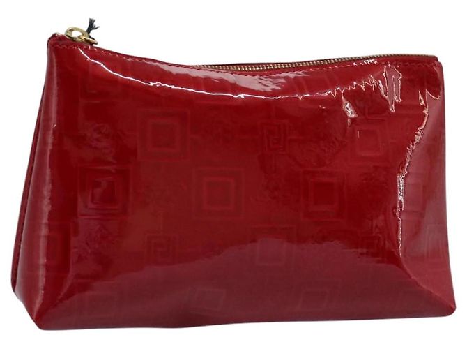 Gianni Versace Tasche Emaille Rot Auth bs22441
