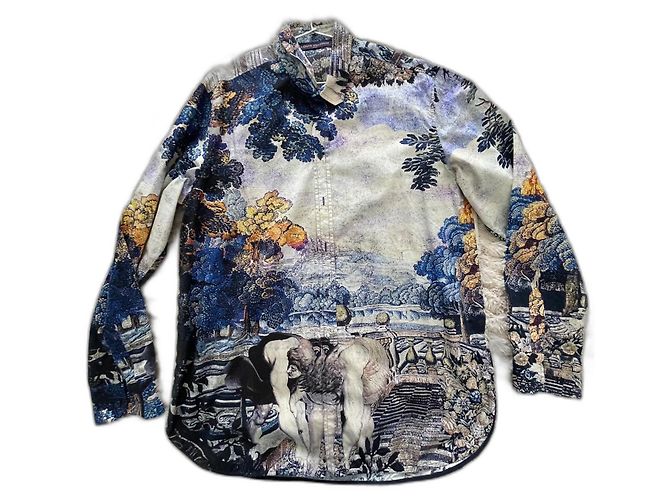 Louis Vuitton Camicie Blu Cotone