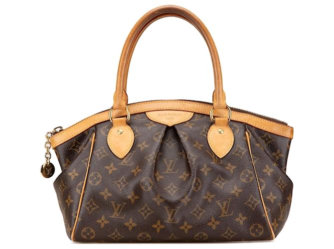 Louis Vuitton Brown Monogram Tivoli PM Leather Cloth  ref.2066745