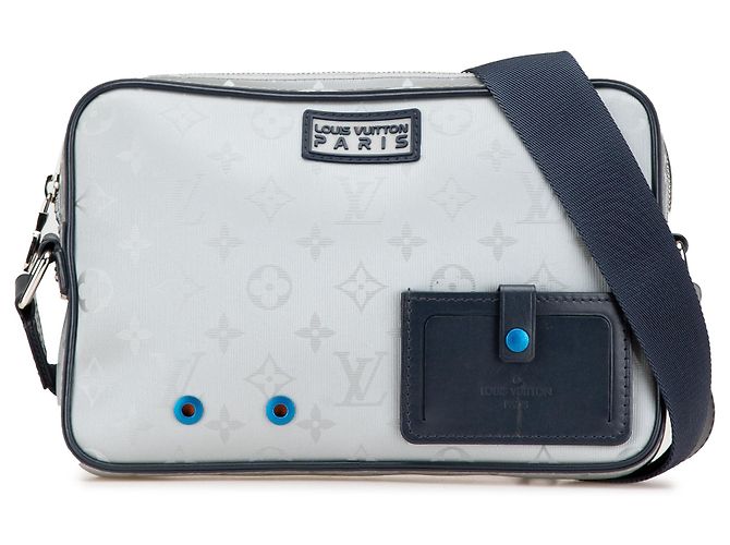 Messenger Satellite Alpha Monogram grigio Louis Vuitton Marrone