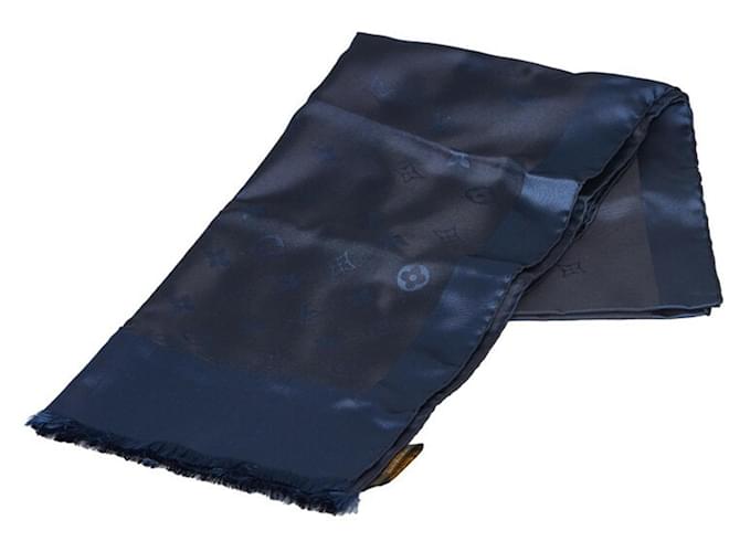 Louis Vuitton All-In Navy blue Silk  ref.2067310