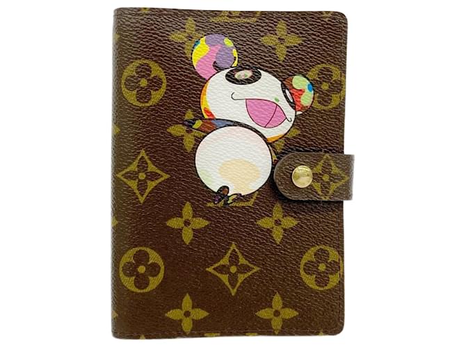 Louis Vuitton Monogram Panda Agenda PM Brown  ref.2068168
