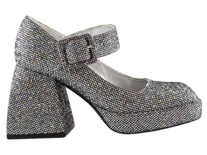 Autre Marque Silver Heels Silvery  ref.2068358