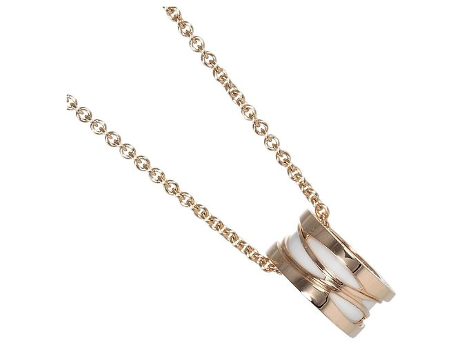 Bulgari Colar Bvlgari B.zero1 em Ouro Rosa e Cerâmica