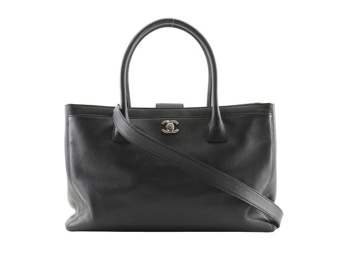 Executive Bolsa executiva em couro caviar Chanel Preto