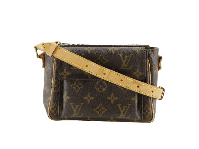 Louis Vuitton Viva Cite PM Shoulder Bag Brown Monogram