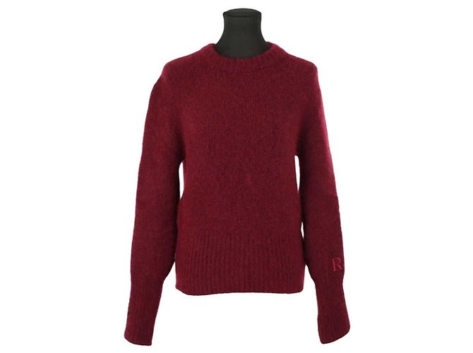 Roseanna Bordeauxfarbener Wollpullover
