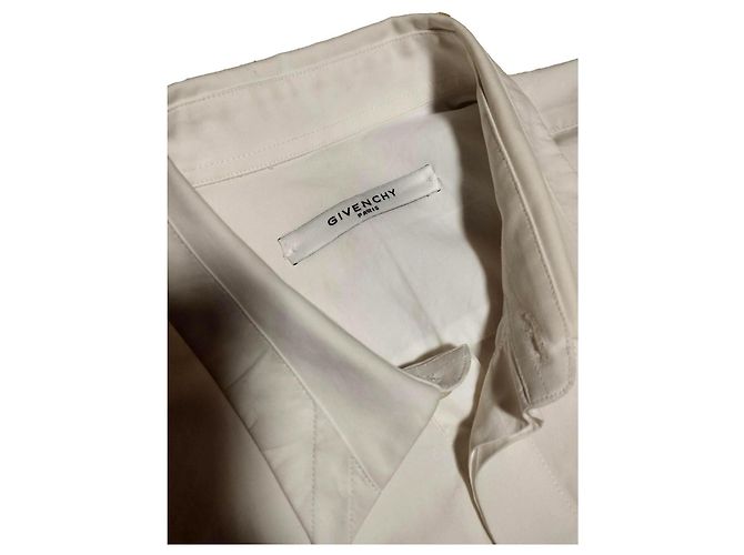 Camisa Givenchy de algodón blanca para hombre Blanco 