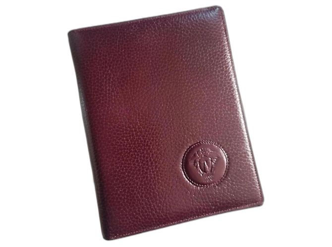 Gianni Versace agenda holder Dark red