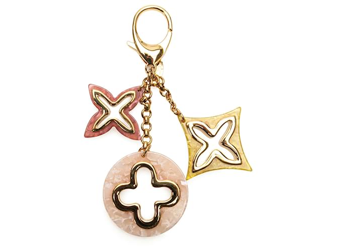 Louis Vuitton Gold Gold Plated And Resin Insolence Bag Charm Golden Metal Gold-plated  ref.2069964