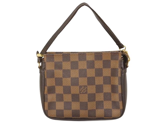 Pasta de Maquiagem Louis Vuitton Marrom Lona  ref.2070291