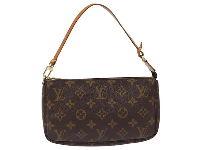 Louis Vuitton Pochette Accessoire Brown Cloth  ref.2070678