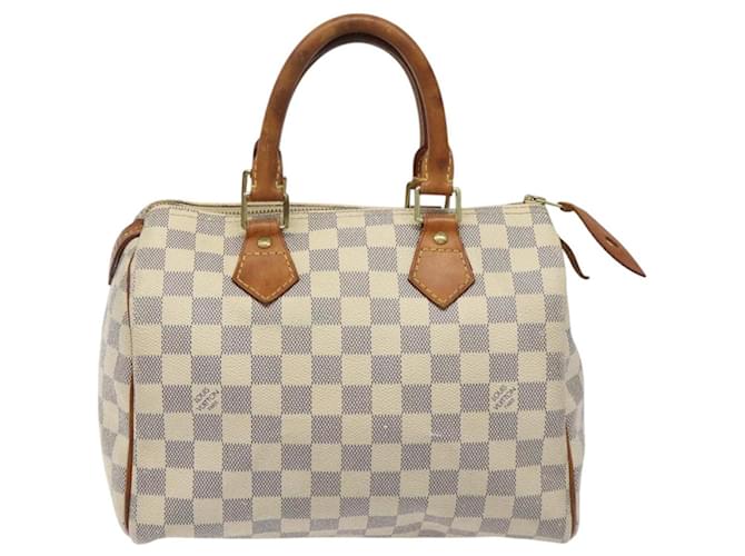 Louis Vuitton Speedy 25 Beige Cloth  ref.2070790