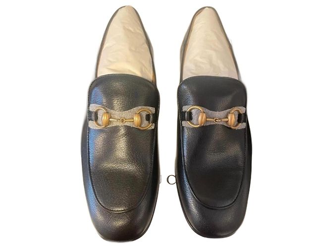 Mocassini Gucci Brixton in pelle nera Nero
