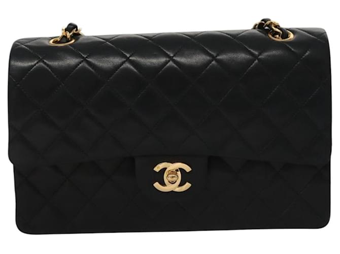Chanel Timeless Black Leather  ref.2070958