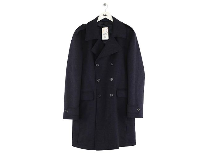 Loro Piana Black wool coat
