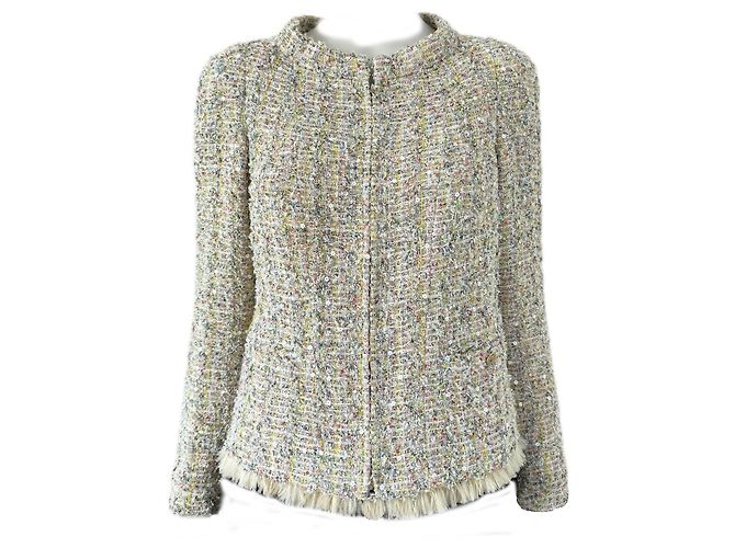 Chanel 11K$ Star Sequin Lesage Tweed Jacket