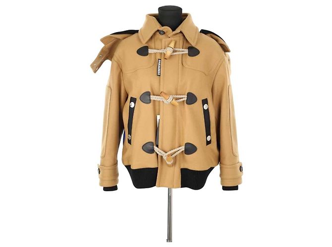 Dsquared2 Brown wool coat