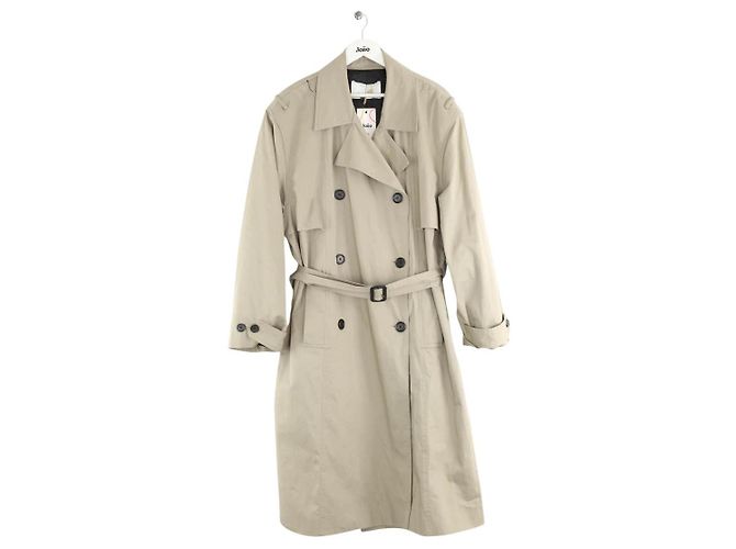 Autre Marque Trench coat de algodón marrón Castaño