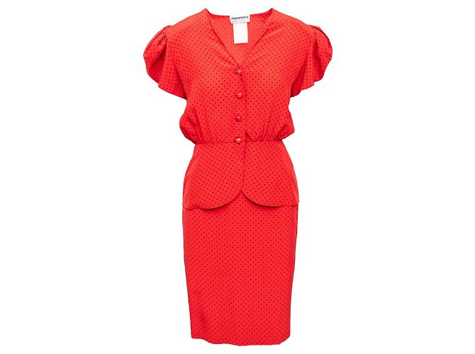 Autre Marque Set a pois vintage Mimmina Rosso