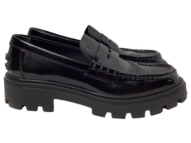 Mocassini Tod's in pelle nera Nero