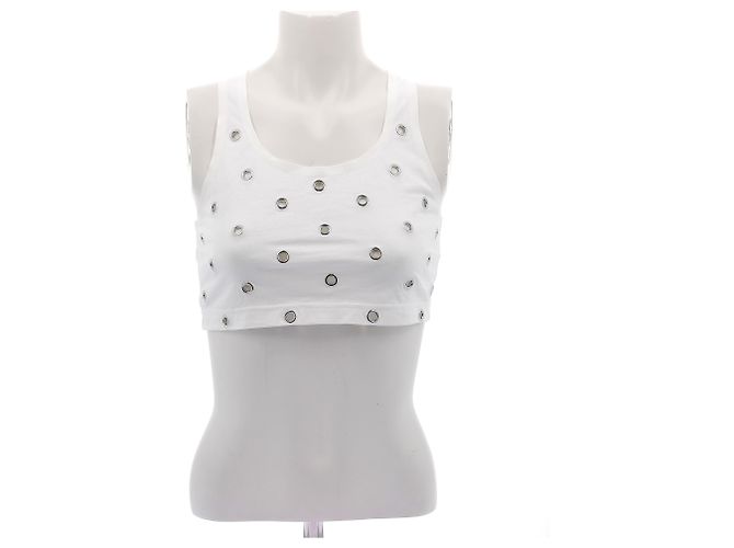 Alaïa ALAIA Tops T.FR 38 Algodón Blanco