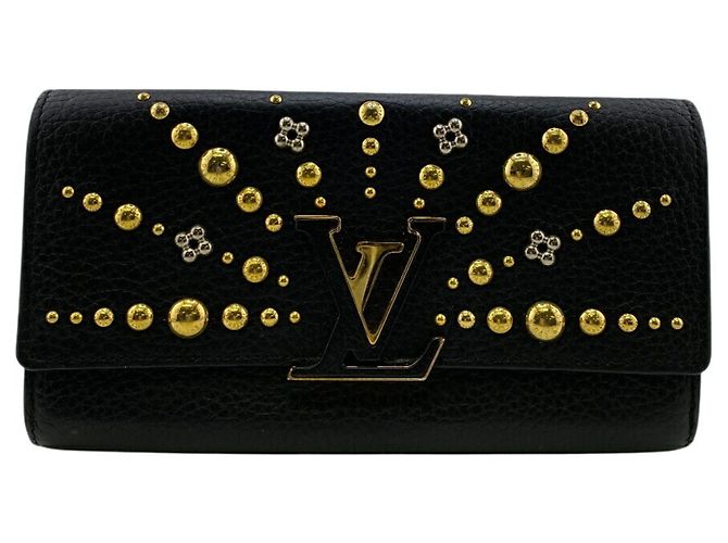 Cartera Larga Capucines Louis Vuitton Negro