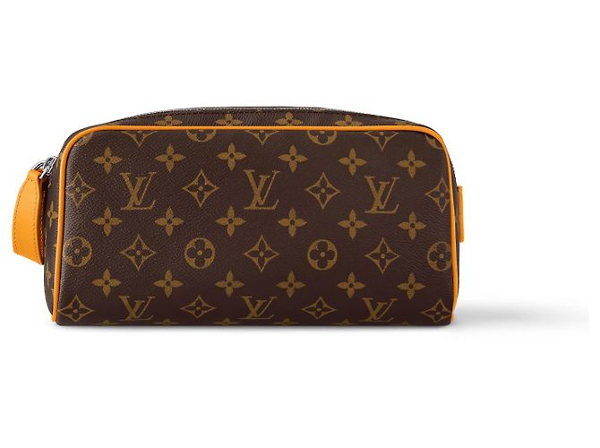 Louis Vuitton Dopp Kit Monogram Macassar Gelb