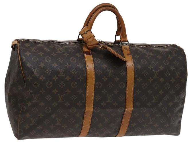 LOUIS VUITTON Monogram Keepall 55 Bolsa Boston M41424 LV Auth bs22585 Monograma