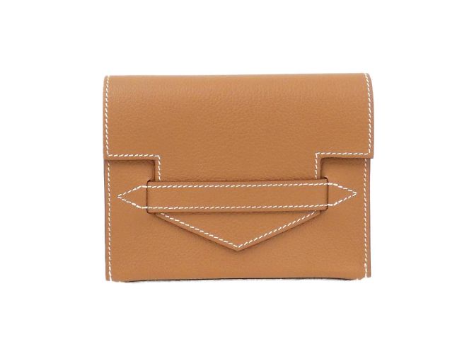 Hermès Visitenkartenetui Hermes BRIDGE Golden