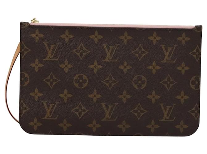 Louis Vuitton Neverfull pouch Brown Cloth  ref.2073556