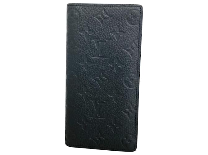 Louis Vuitton Brazza Black Leather  ref.2073675