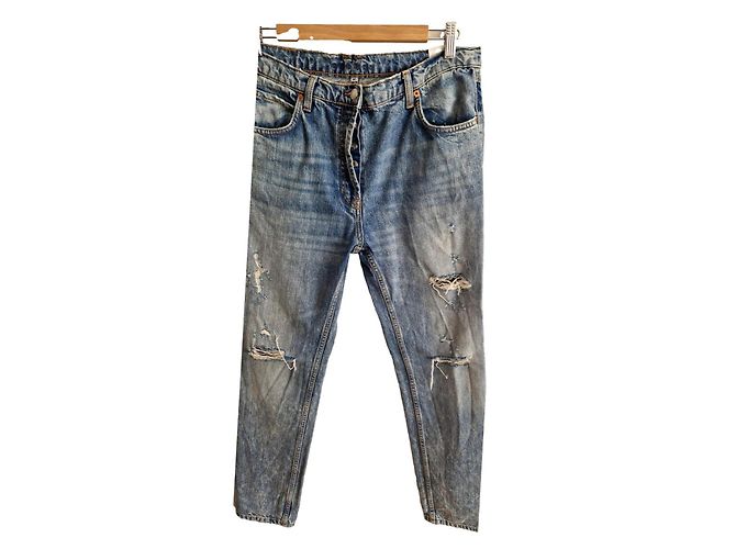 Jeans Sandro con strappi Blu chiaro