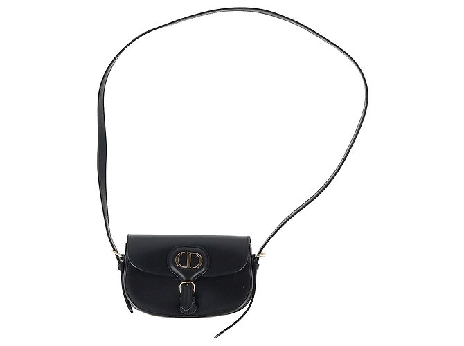 Dior Nova Bolsa Bobby Mini em Couro de Bezerro Preto