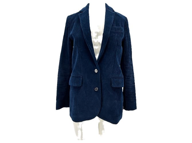 Chaquetas PAUL & JOE T.FR 34 Algodón Azul