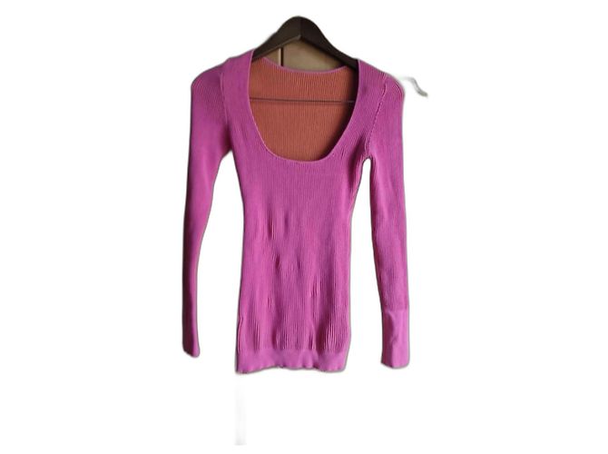 Top Jacquemus Rosa e Laranja de Viscose