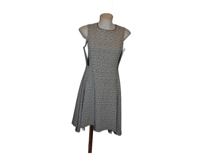 Abito midi DKNY nero e bianco